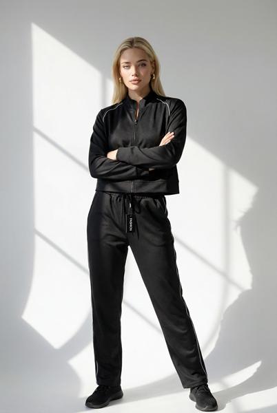 Костюм спорт AXT (S-XL) AX106 black (деми)