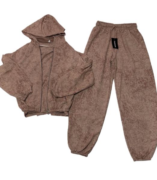 Костюм спорт AXT (S-XL) AX113 brown (деми)