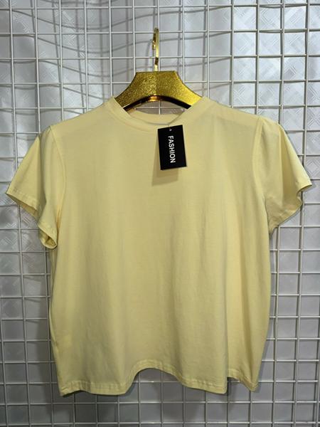 Футболка AXT (S-XL) AX148 yellow (лето)
