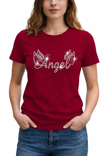 Футболка ALIA (M-3XL) AL115 wine (лето)