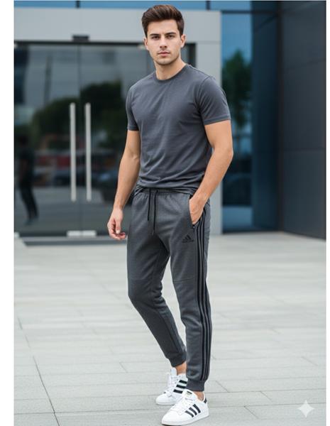 Штаны спорт Style M.Clothes (46-54) SM26 grey (деми)