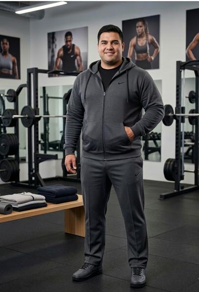 Костюм спорт Style M.Clothes (56-64) SM43 grey (деми)