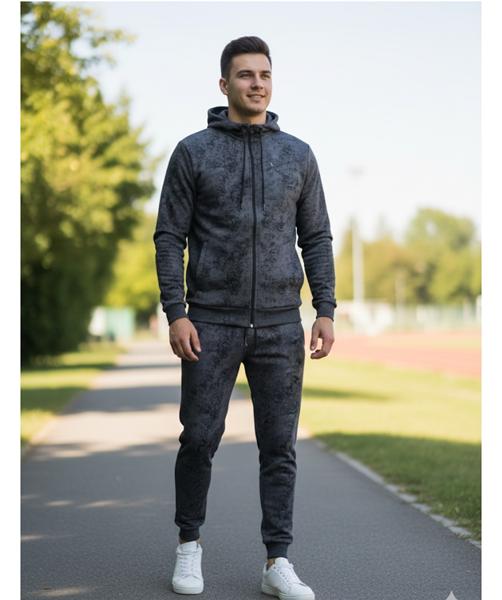 Костюм спорт Style M.Clothes (46-54) SM44 grey (деми)