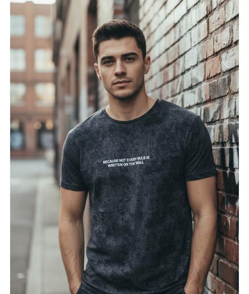 Футболка Style M.Clothes (S-2XL) SM63 d.grey (лето)