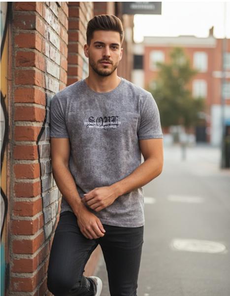 Футболка Style M.Clothes (S-2XL) SM65 grey (лето)