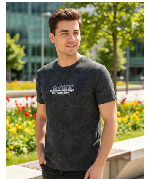 Футболка Style M.Clothes (S-2XL) SM66 d.grey (лето)