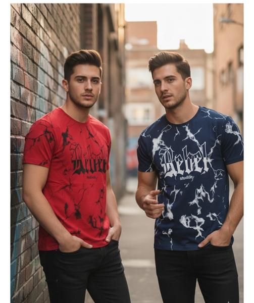 Футболка Style M.Clothes (S-2XL) SM72 red (лето)