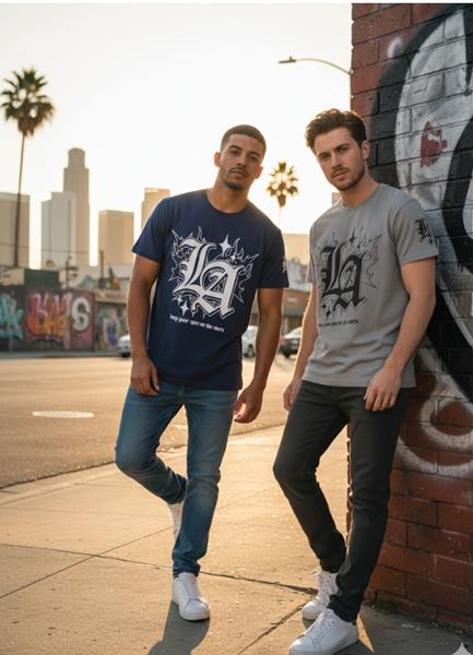 Футболка Style M.Clothes (S-2XL) SM96 grey (лето)