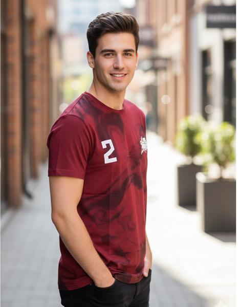 Футболка Style M.Clothes (S-2XL) SM106 wine (лето)