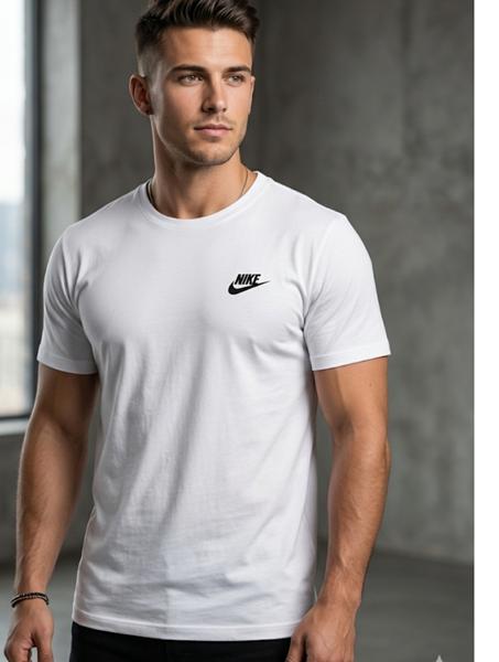 Футболка Style M.Clothes (M-2XL) SM137 white (лето)