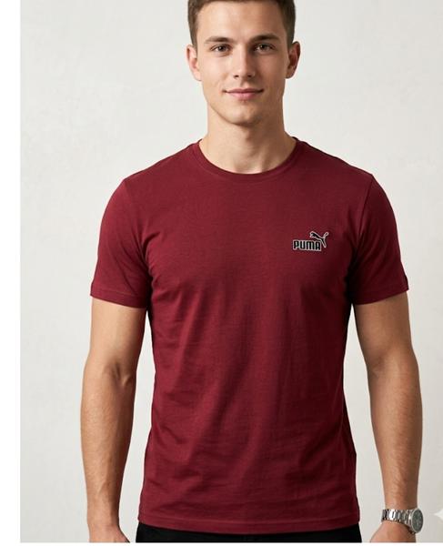 Футболка Style M.Clothes (M-2XL) SM142 wine (лето)