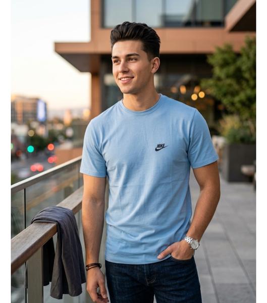 Футболка Style M.Clothes (48-56) SM157 l.blue (лето)