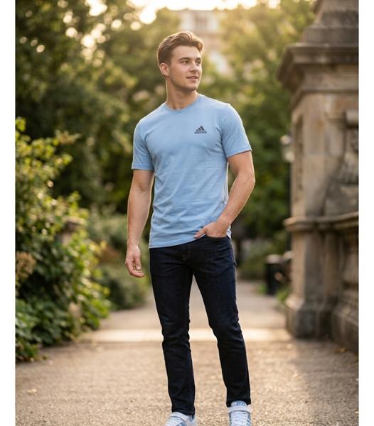 Футболка Style M.Clothes (48-56) SM173 l.blue (лето)