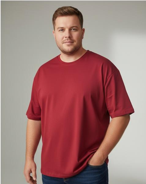 Футболка Style M.Clothes (2XL-6XL) SM174 red (лето)