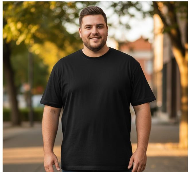 Футболка Style M.Clothes (2XL-6XL) SM175 black (лето)