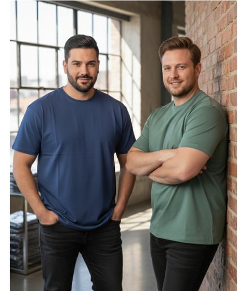 Футболка Style M.Clothes (2XL-6XL) SM177 green (лето)