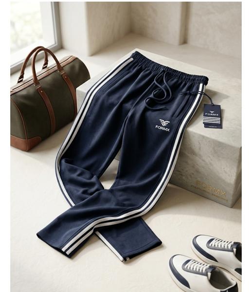 Штаны спорт Style M.Clothes (M-3XL) SM190 navy (деми)