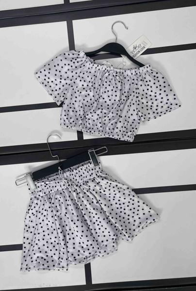 Костюм Kosmy (128-152) 606-1 white (лето)