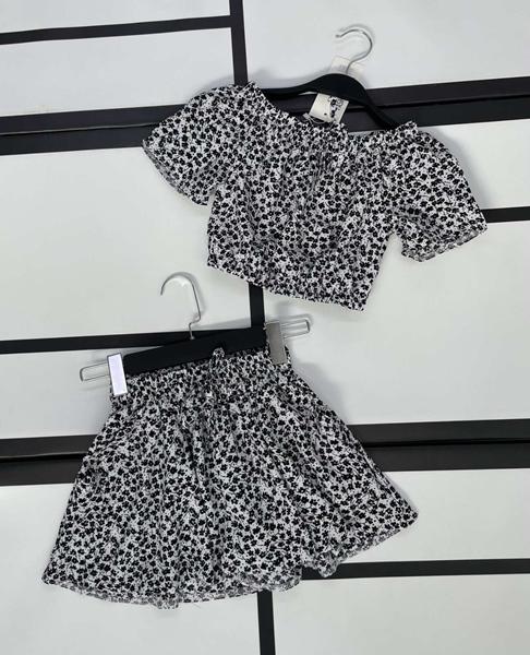 Костюм Kosmy (128-152) 606-1 black-white (лето)