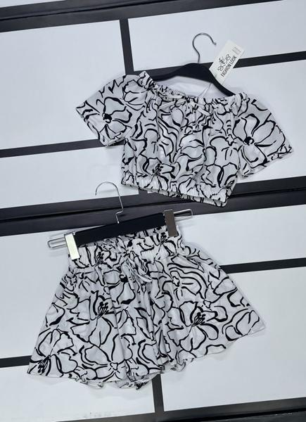 Костюм Kosmy (128-152) 606-2 white (лето)