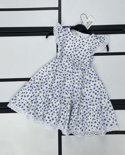 Платье Kosmy (98-122) K703 white-blue (лето)