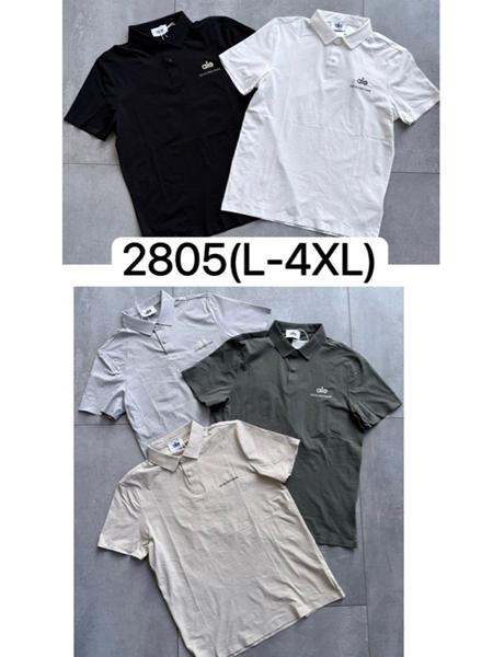 Футболка LiOpt (L-4XL) 2805 black (лето)