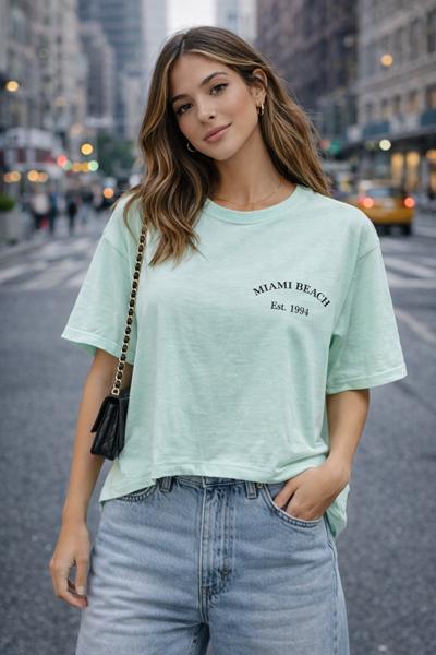 Футболка Major (S-L) 6021 l.blue (лето)