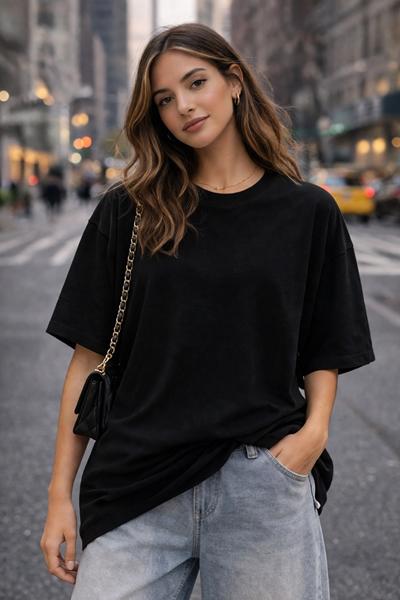 Футболка Major (S-XL) 10050 black (лето)