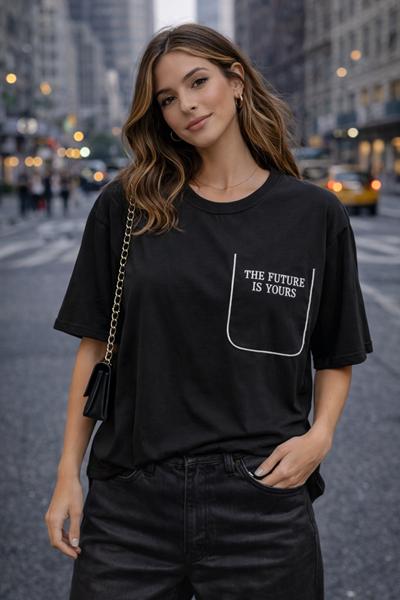 Футболка Major (S-L) 60156 black (лето)