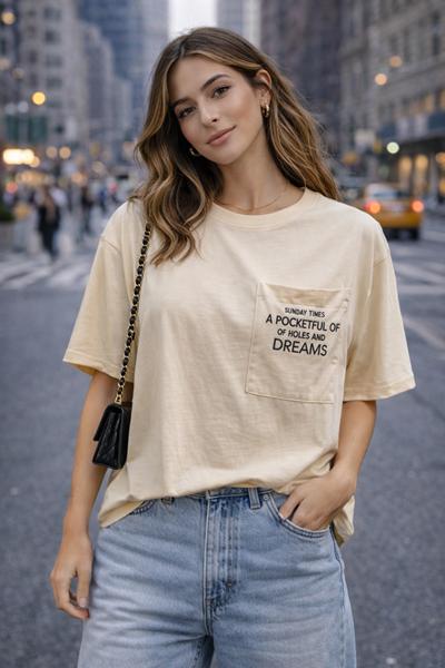 Футболка Major (S-L) 60170 beige (лето)