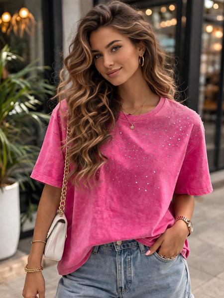 Футболка Major (S-L) 7370 pink (лето)