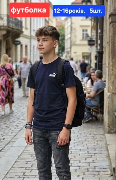 Футболка MMZ (12-16) M1505 navy (лето)