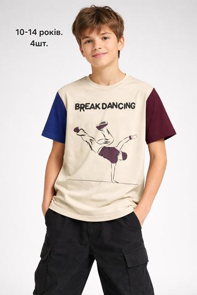 Футболка MMZ (10-14) M1573 beige (лето)