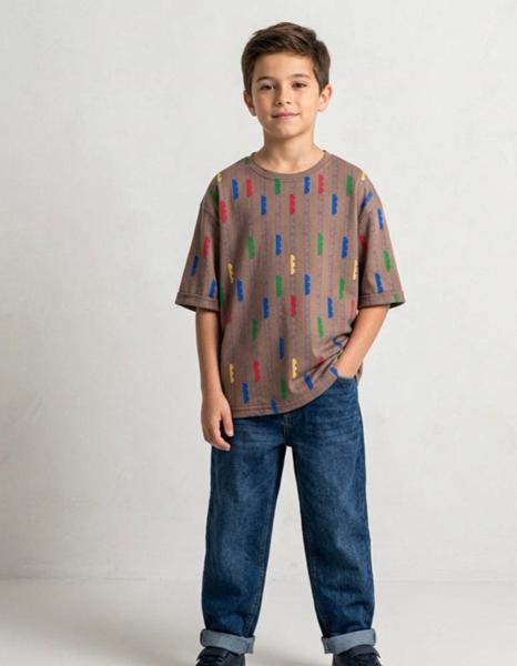 Футболка MMZ (5-9) M1574 brown (лето)