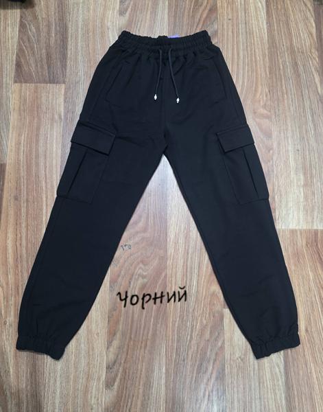 Штаны спорт MMZ (7-16) M1386 black (деми)