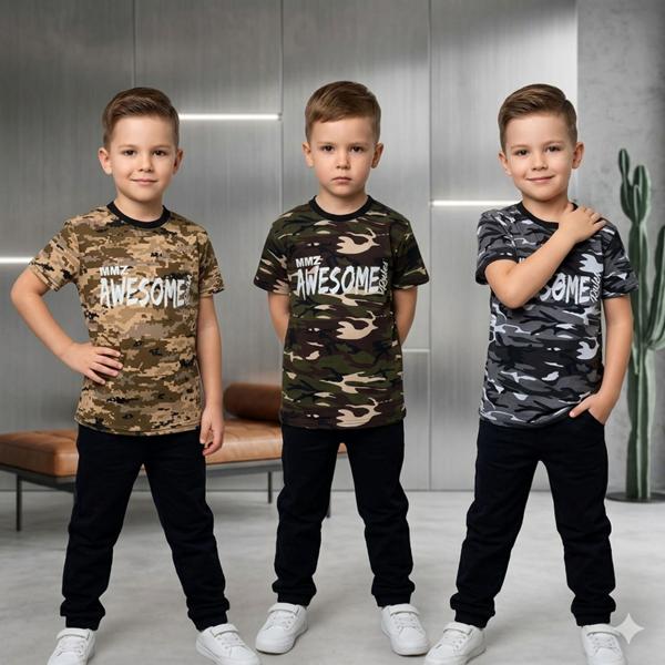 Футболка MMZ (8-12) F31-2 grey (лето)