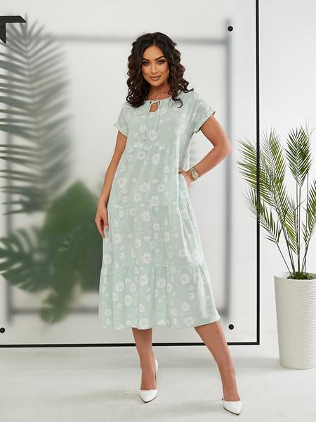 Платье Deliv (L-2XL) 557 mint (лето)