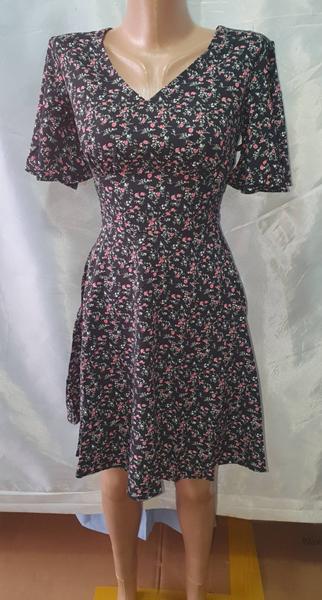 Платье Deliv (S-XL) 560-2 black (лето)