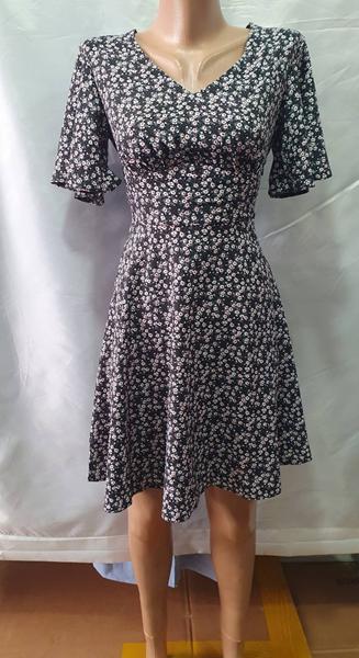 Платье Deliv (S-XL) 560-3 black (лето)