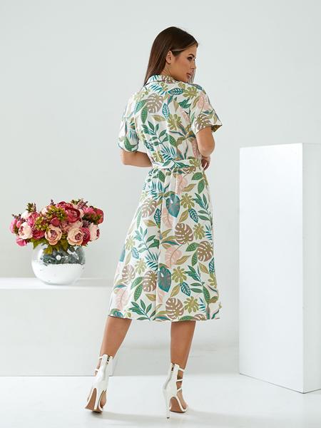 Платье Deliv (S-XL) 572 white (лето)