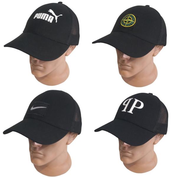 Кепка Mabi (56-60) 0759 black (лето)