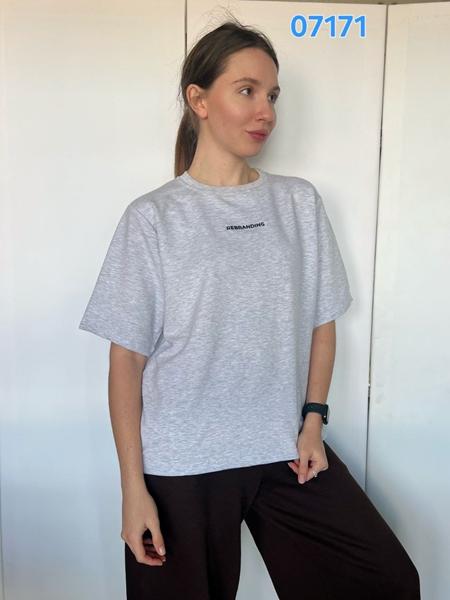 Футболка FSN (44-46) 07171 grey (лето)