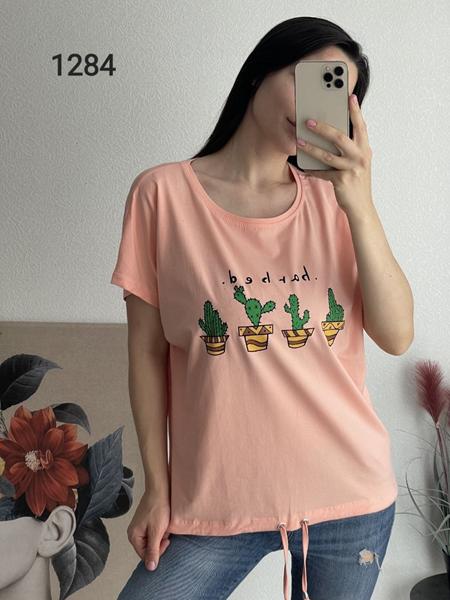 Футболка FSN (48-54) 1284 orange (лето)