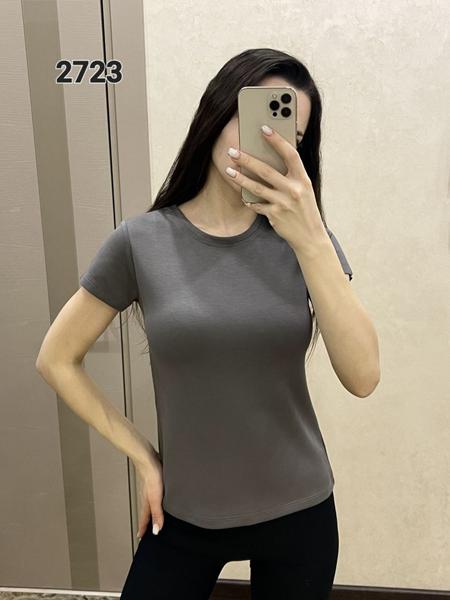 Футболка FSN (42-48) 2723 grey (лето)