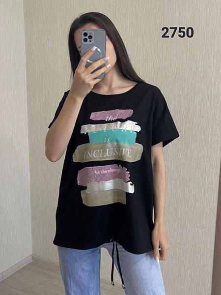 Футболка FSN (48-54) 2750 black (лето)