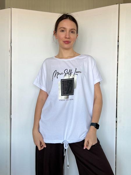 Футболка FSN (48-54) 2837 white (лето)