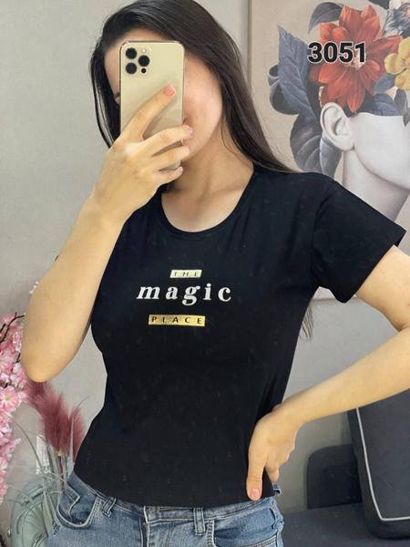 Футболка FSN (42-48) 3051 black (лето)