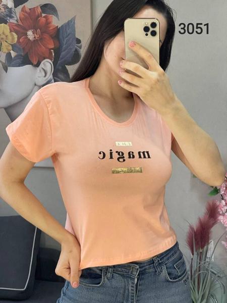 Футболка FSN (42-48) 3051 peach (лето)