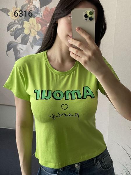 Футболка FSN (42-48) 6316 l.green (лето)