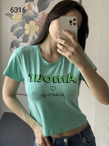 Футболка FSN (42-48) 6316 mint (лето)